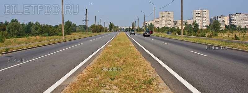 Сколько полос для движения имеет данная дорога?