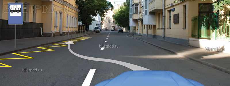 Разрешена ли Вам остановка на грузовом автомобиле с разрешенной максимальной массой более 3,5 т в указанном месте?