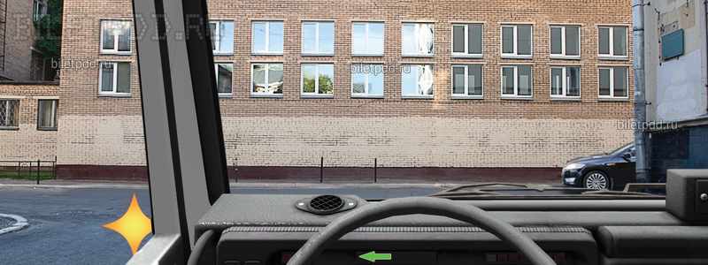 Как Вам следует поступить при повороте налево?