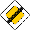 Знак 2.2 "Конец главной дороги"