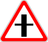 Знак 2.3.1 "Пересечение со второстепенной дорогой"