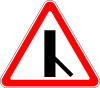 Знак 2.3.6 "Примыкание второстепенной дороги"