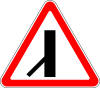Знак 2.3.7 "Примыкание второстепенной дороги"