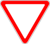 Знак 2.4 "Уступите дорогу"