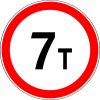 Знак 3.11 "Ограничение массы"