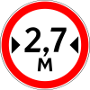 Знак 3.14 "Ограничение ширины"