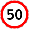 Знак 3.24 "Ограничение максимальной скорости"